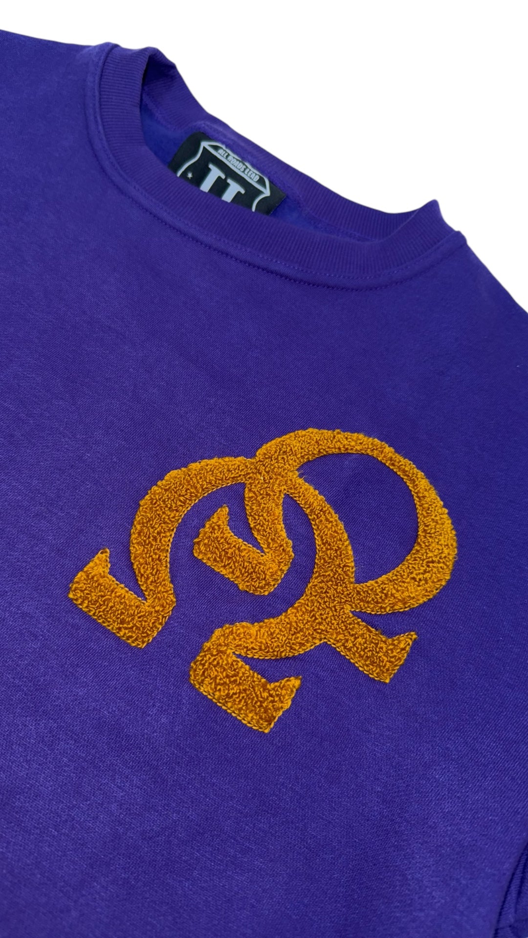 Purple Double Hooks Crew