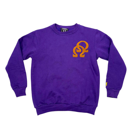 Purple Double Hooks Crew