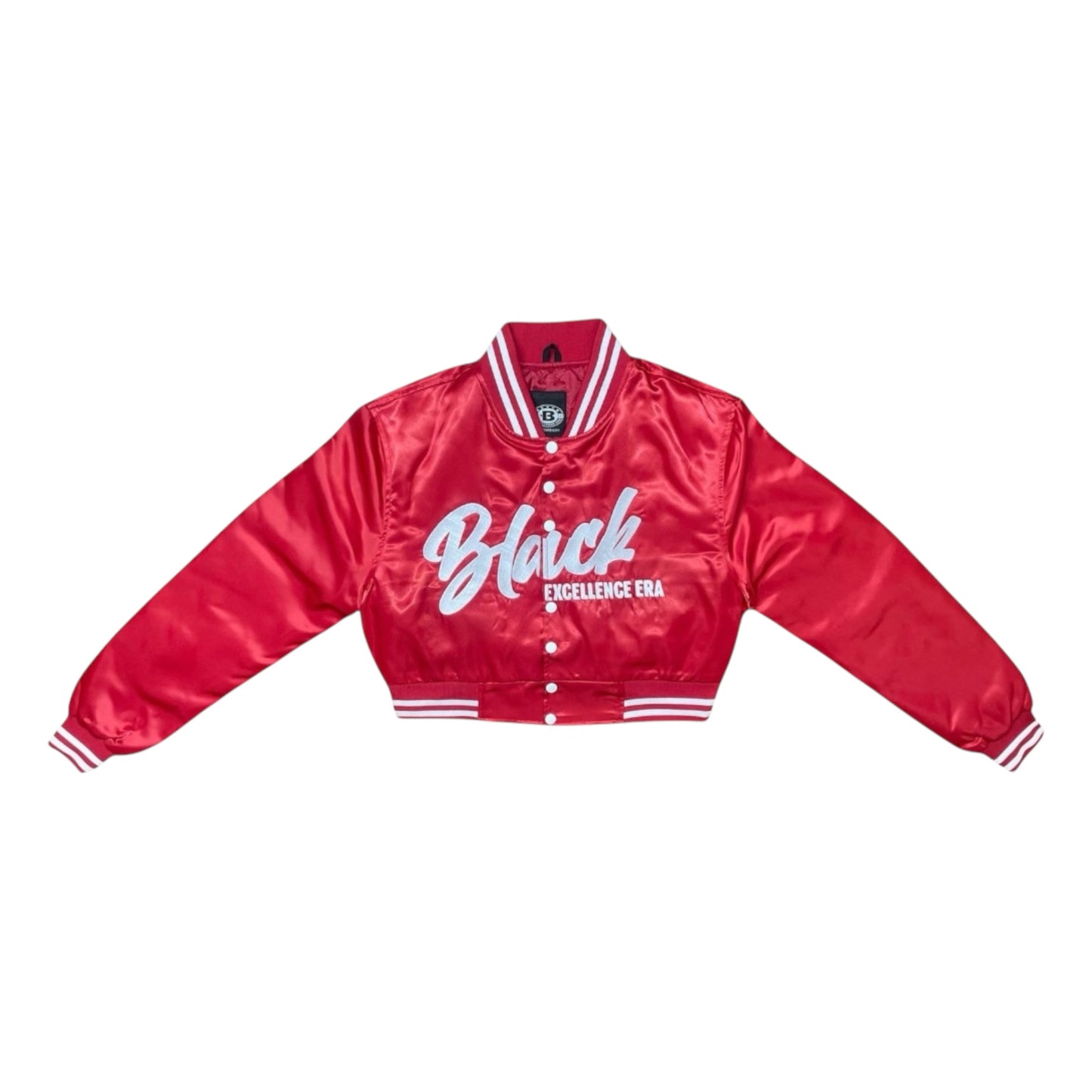 Celebrate Heritage Cropped Bomber Jacket