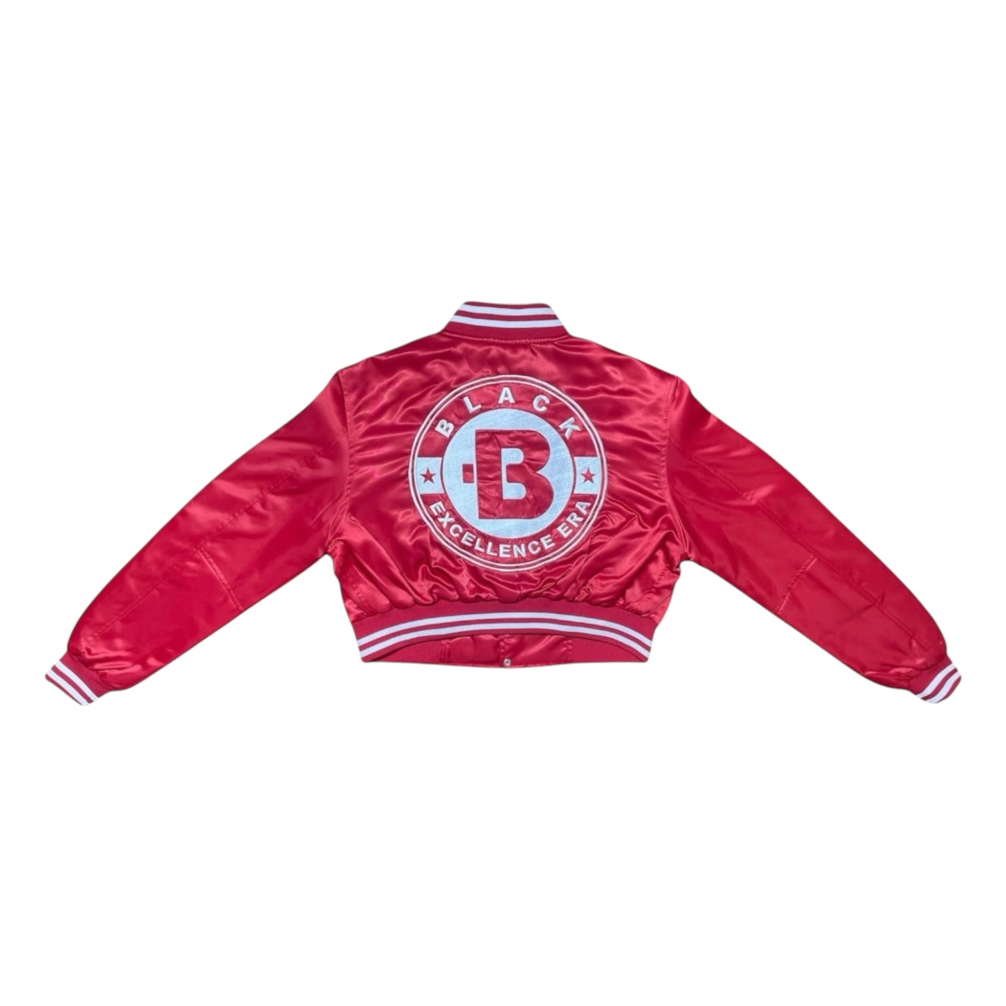 Celebrate Heritage Cropped Bomber Jacket