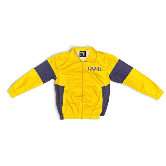 ΩΨΦ windbreaker jacket