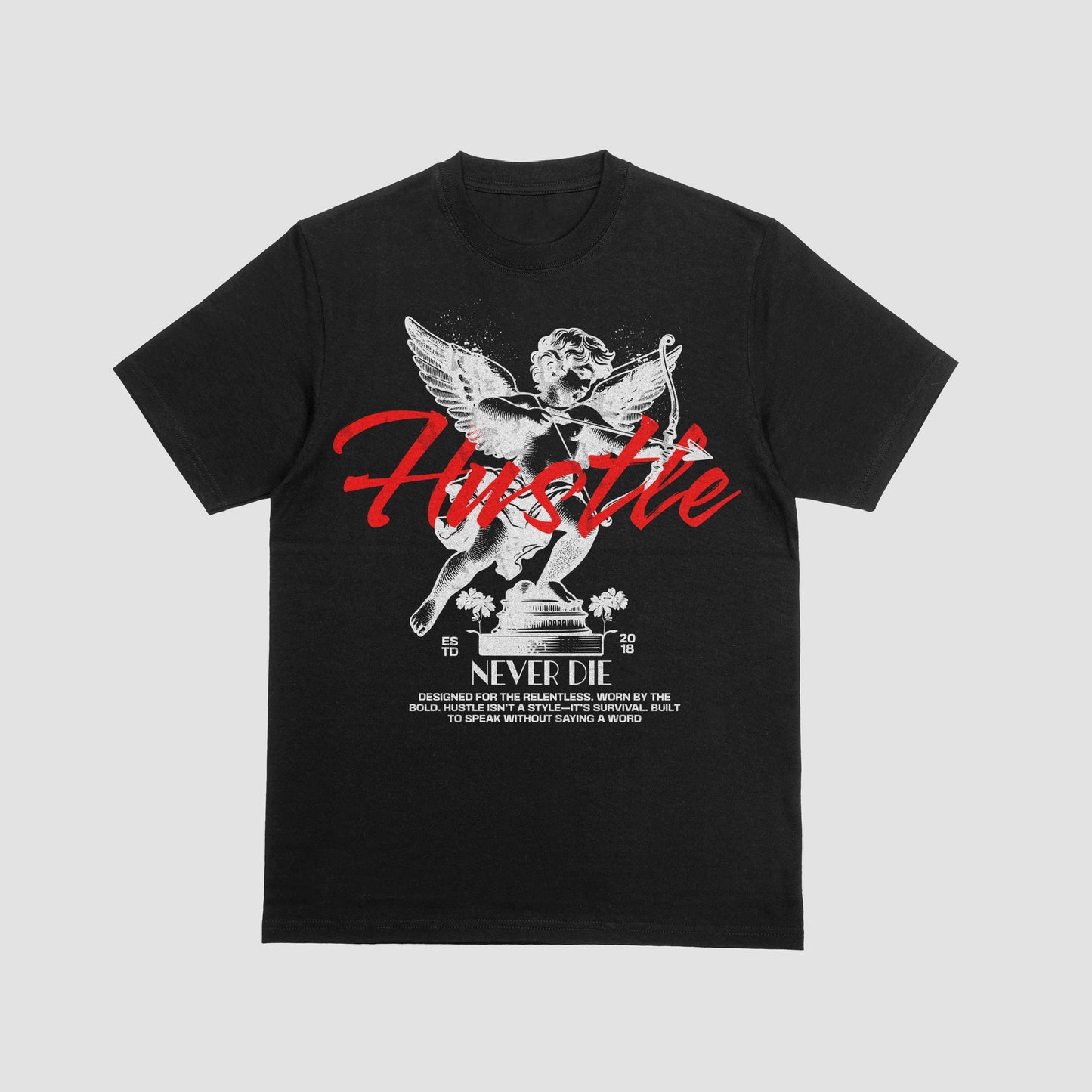 Hustle graphic Tee