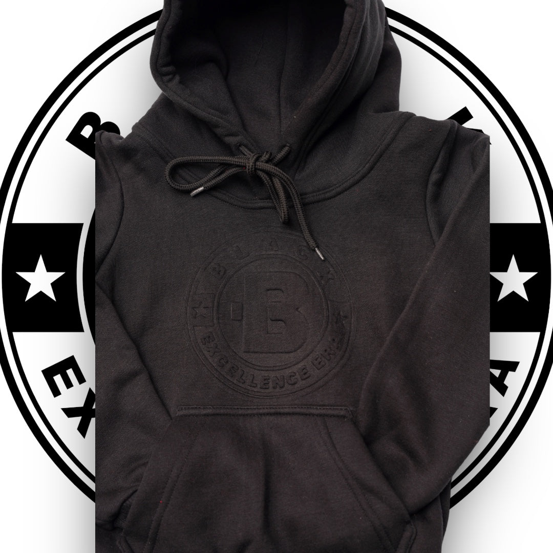 Black Excellence Youth Embossed Hoodie
