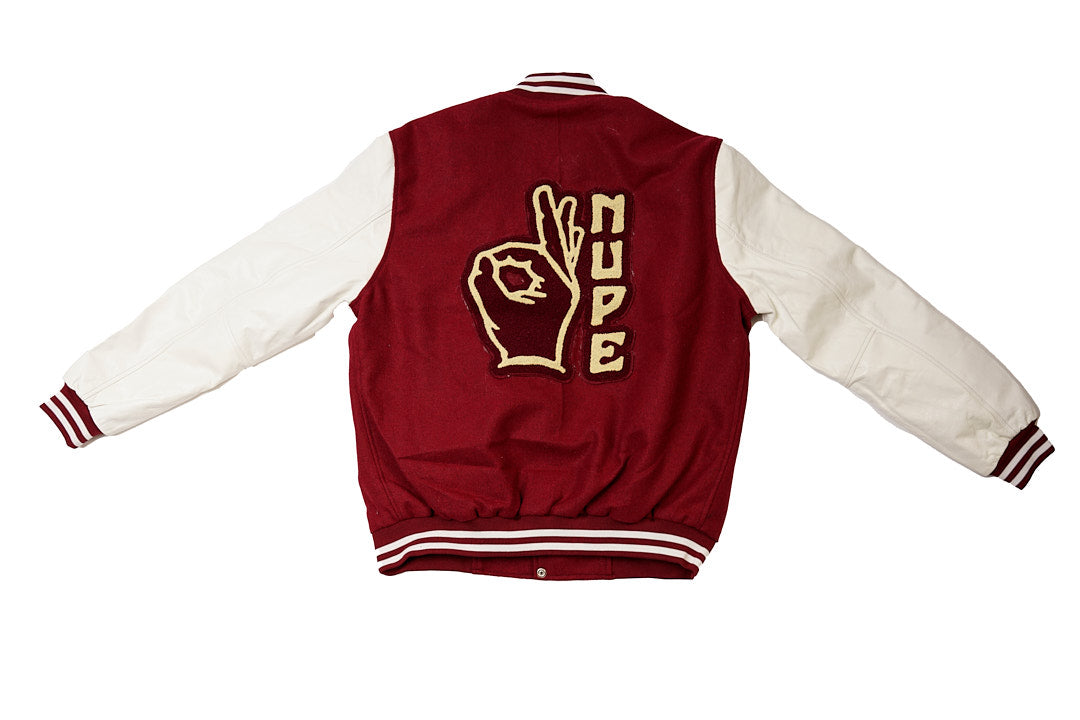 Gold kappa alpha psi bomber clearance jacket